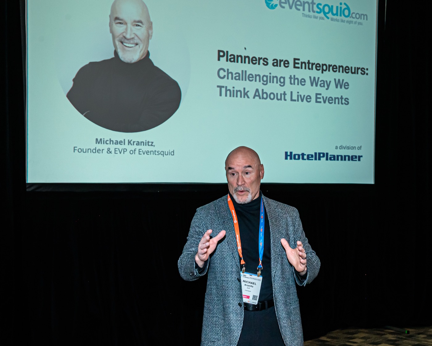 Michael Kranitz delivering a keynote